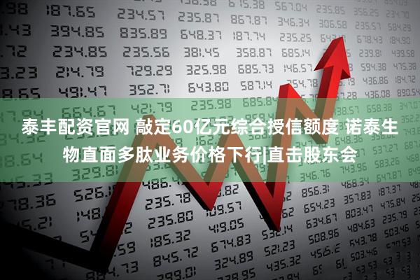 泰丰配资官网 敲定60亿元综合授信额度 诺泰生物直面多肽业务价格下行|直击股东会